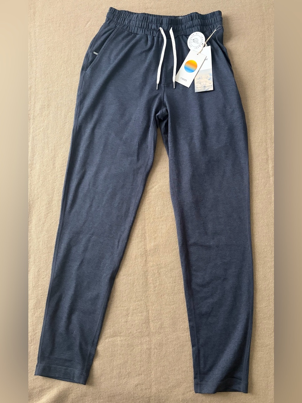 Vuori Ponto Performance Pant Midnight Heather V418 size Small NWT